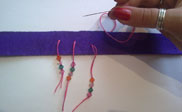 Beads necklace paso 3