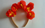Flowers hair band paso 4