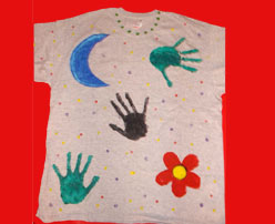 Camiseta pintada