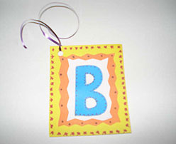 Etiquetas con iniciales