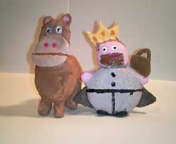 Figuras para Belén: Gaspar con su camello
