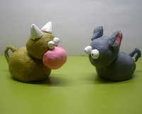 Figuras para Belén: Buey y mula