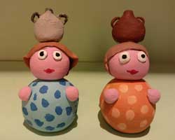 Figuras para Belén: Señoras con cántaro