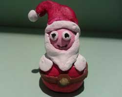 Papá Noel de pasta de sal