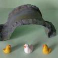 Figuras para Belén: puente con patos