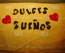 Almohada decorada
