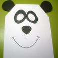 Manualidades infantiles MáSCARA DE OSO PANDA