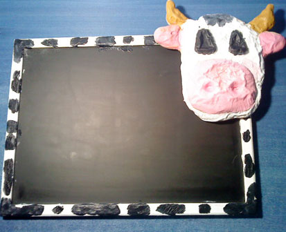 Pizarra vaca