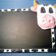 Manualidades infantiles PIZARRA VACA