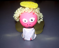Angelito de poliexpan