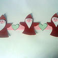 Manualidades infantiles GUIRNALDA DE PAPá NOEL