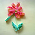 Manualidades infantiles FLOR ENROLLADA