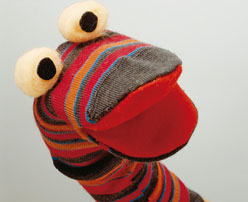 Calcetín-marioneta