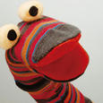 Manualidades infantiles CALCETíN-MARIONETA