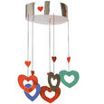Manualidades infantiles MóVIL DE CORAZONES