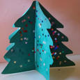 Manualidades infantiles ÁRBOL DE NAVIDAD EN 3D