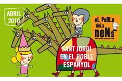SANT JORDI EN EL POBLE ESPANYOL. BARCELONA