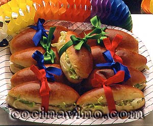Bocadillos de fiesta