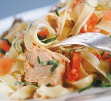 Ensalada de pasta con atún etapas 2