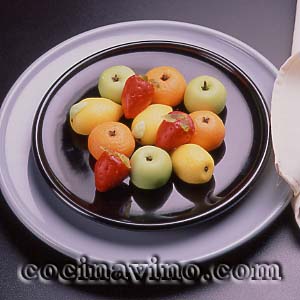 Frutas de mazapán