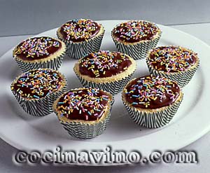Magdalenas al chocolate