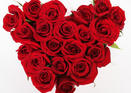 Tarjetas Corazón de rosas