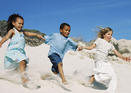 Tarjetas Niños corriendo