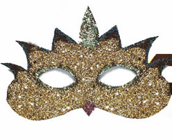 Antifaces de Carnaval. Manualidades de cartulina para niños