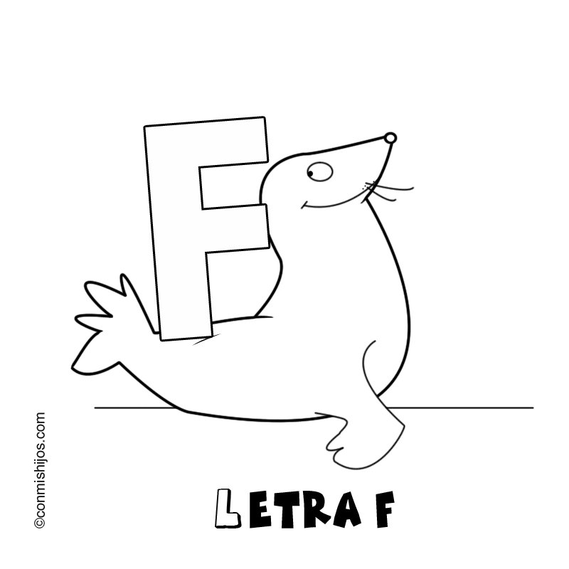 LETRA PARA COLOREAR letra para colorear:
