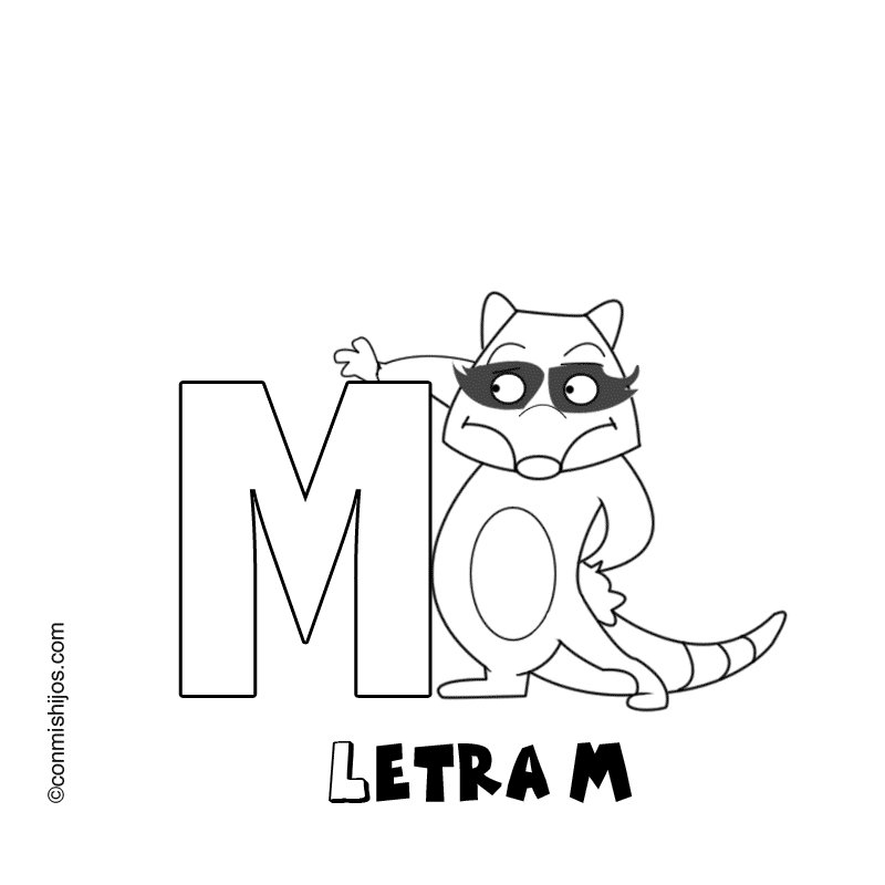 LETRA PARA COLOREAR letra para colorear:
