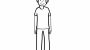 Un niño: dibujo para colorear e imprimir