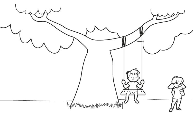 Imagenes para colorear del patio - Imagui