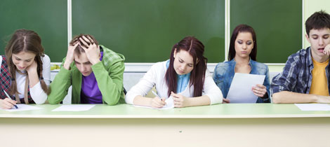 Miedo de los adolescentes a los exámenes