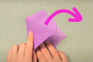 Elefante de origami, paso 4