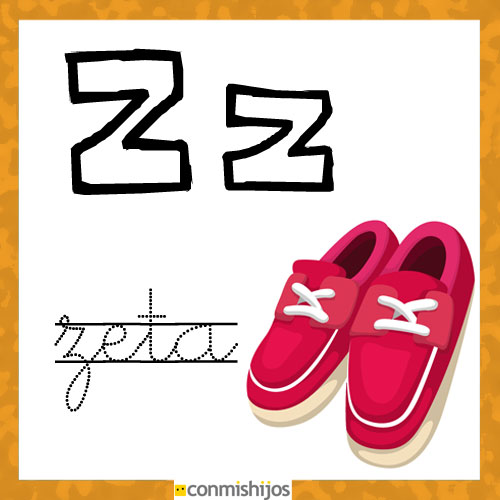 Dibujo de la letra Z
