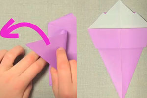 Elefante de origami, paso 5