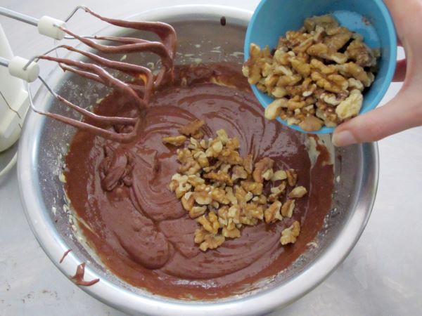 Receta de brownies de chocolate paso 7