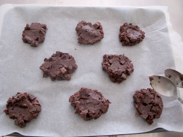Receta cookies de chocolate paso 9