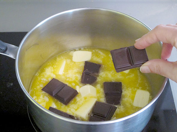 Receta infantil de crema de chocolate casera para untar paso 3
