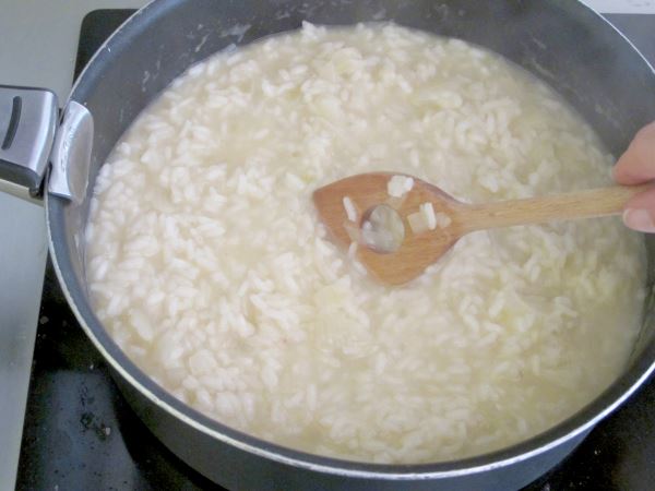 Receta infantil de risotto casero paso 10