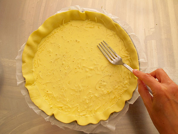 Receta infantil de tarta de queso paso 9