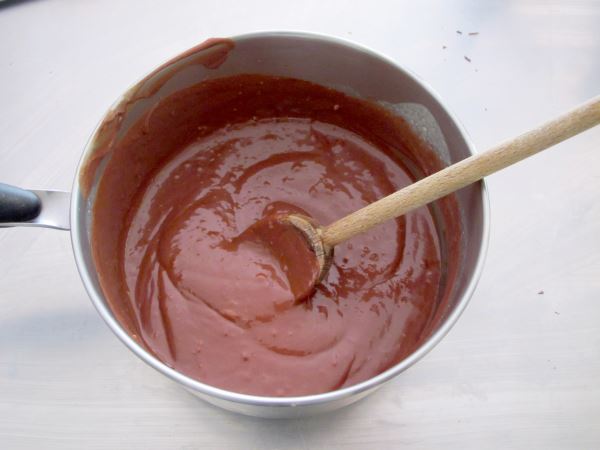 Receta infantil de tartaletas cremosas de chocolate paso 7