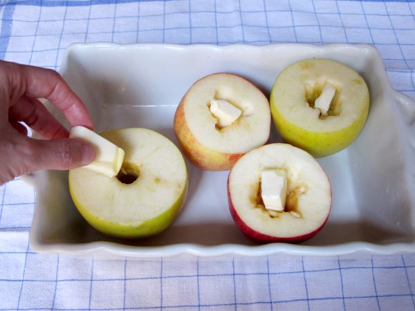 Receta de manzanas al horno. Paso 2