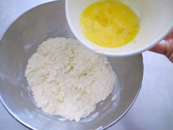 Receta tarta oriental de jamón y huevos paso 3
