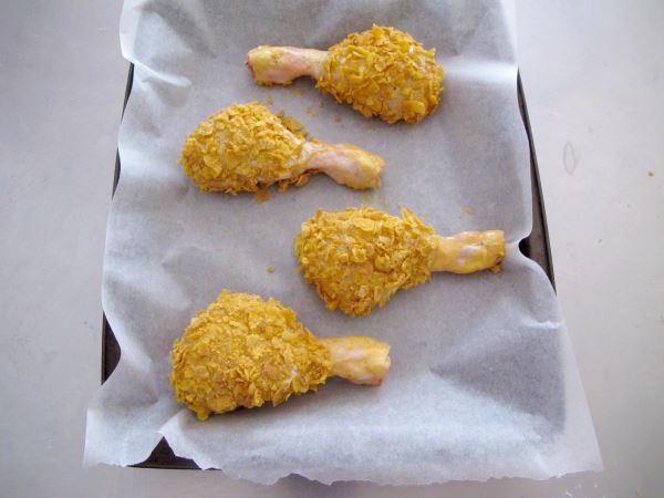 Receta infantil de pollo al estilo Fried Chicken KFC paso 16