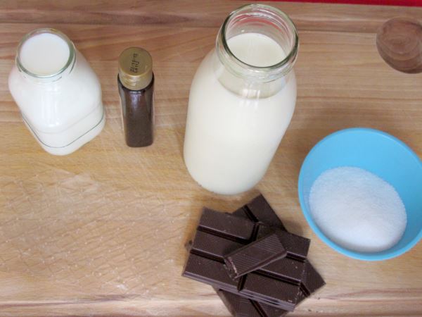 Receta panna cotta chocolate ingredientes