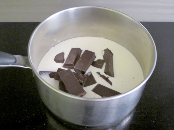 receta fondue chocolate paso 1