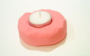 Plasticine Candlestick paso 3