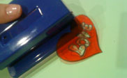 Heart keyring paso 3