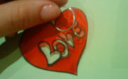 Heart keyring paso 5